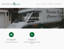 Tablet Screenshot of eastdevonremovals.co.uk